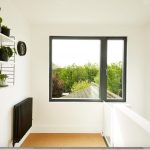 Window looking out into the garden