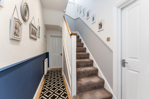 staircase and hall way of loft conversion