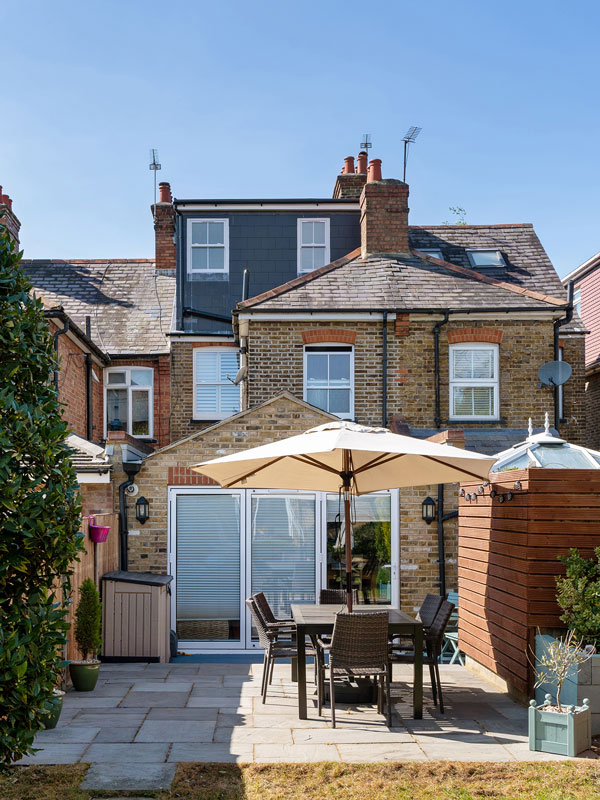 exterior of a loft conversion with warranty