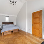 Loft conversion view of various materials used when complete